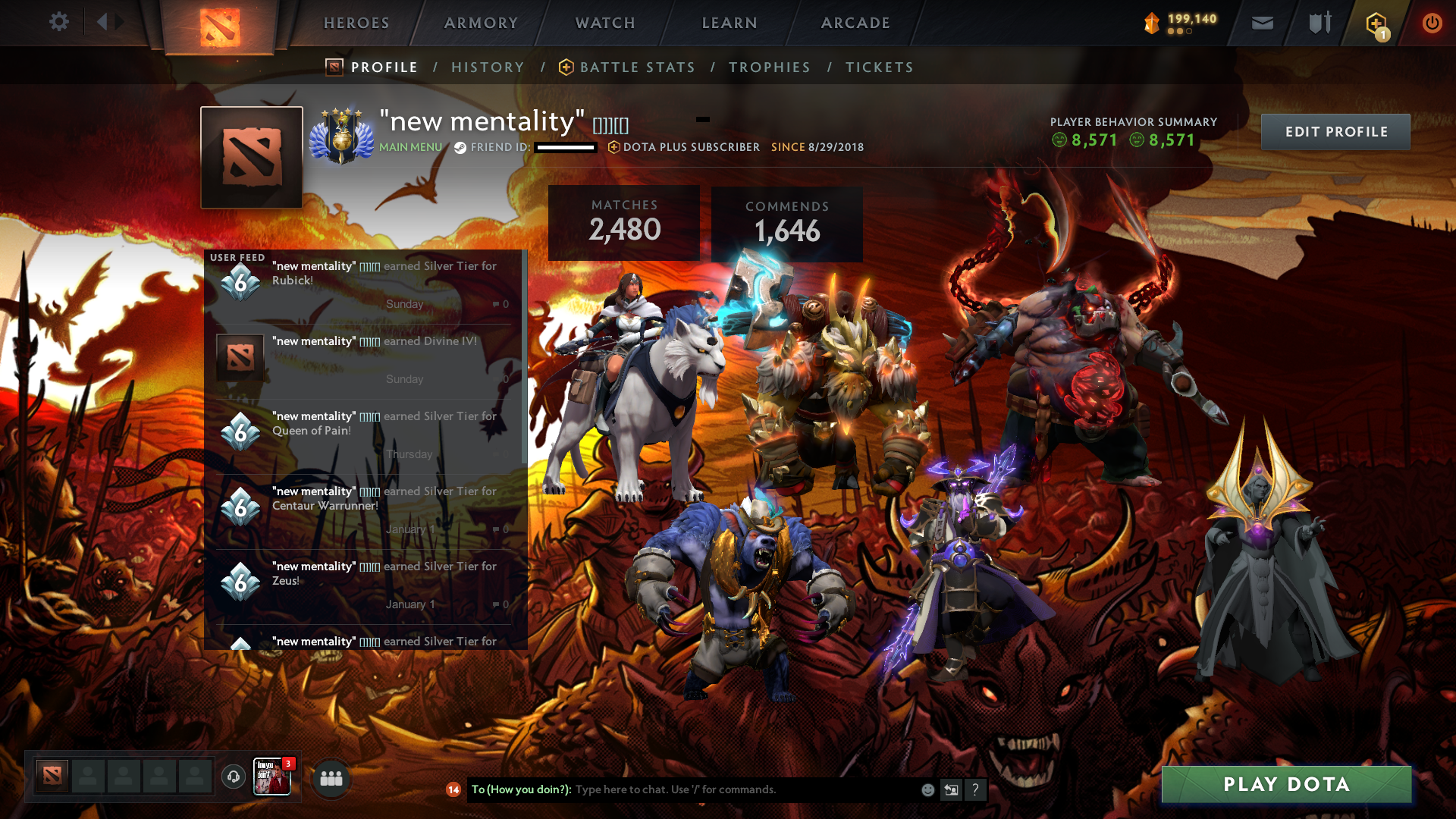 Divine IV | MMR: 5188 - Behavior: 8571 - Communication: 8571