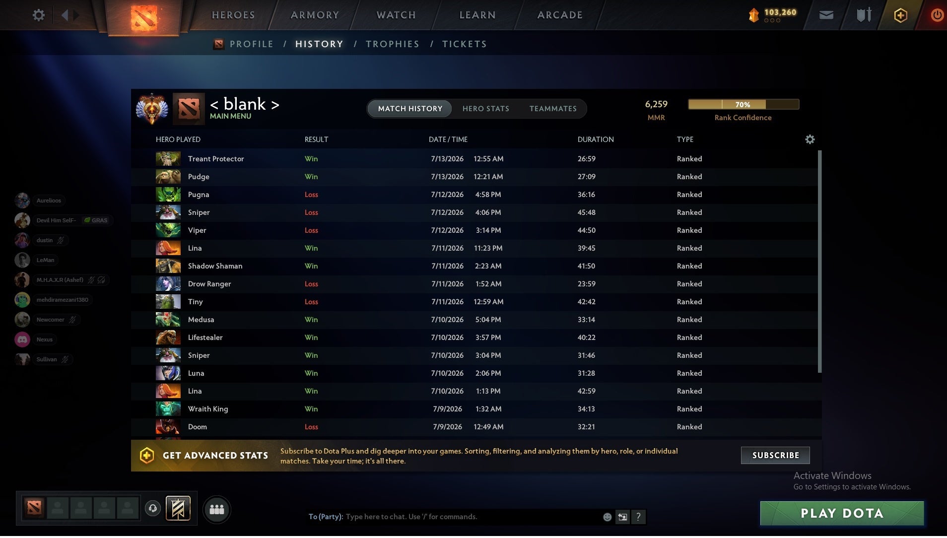 MMR: 6259 - Behavior: 9593