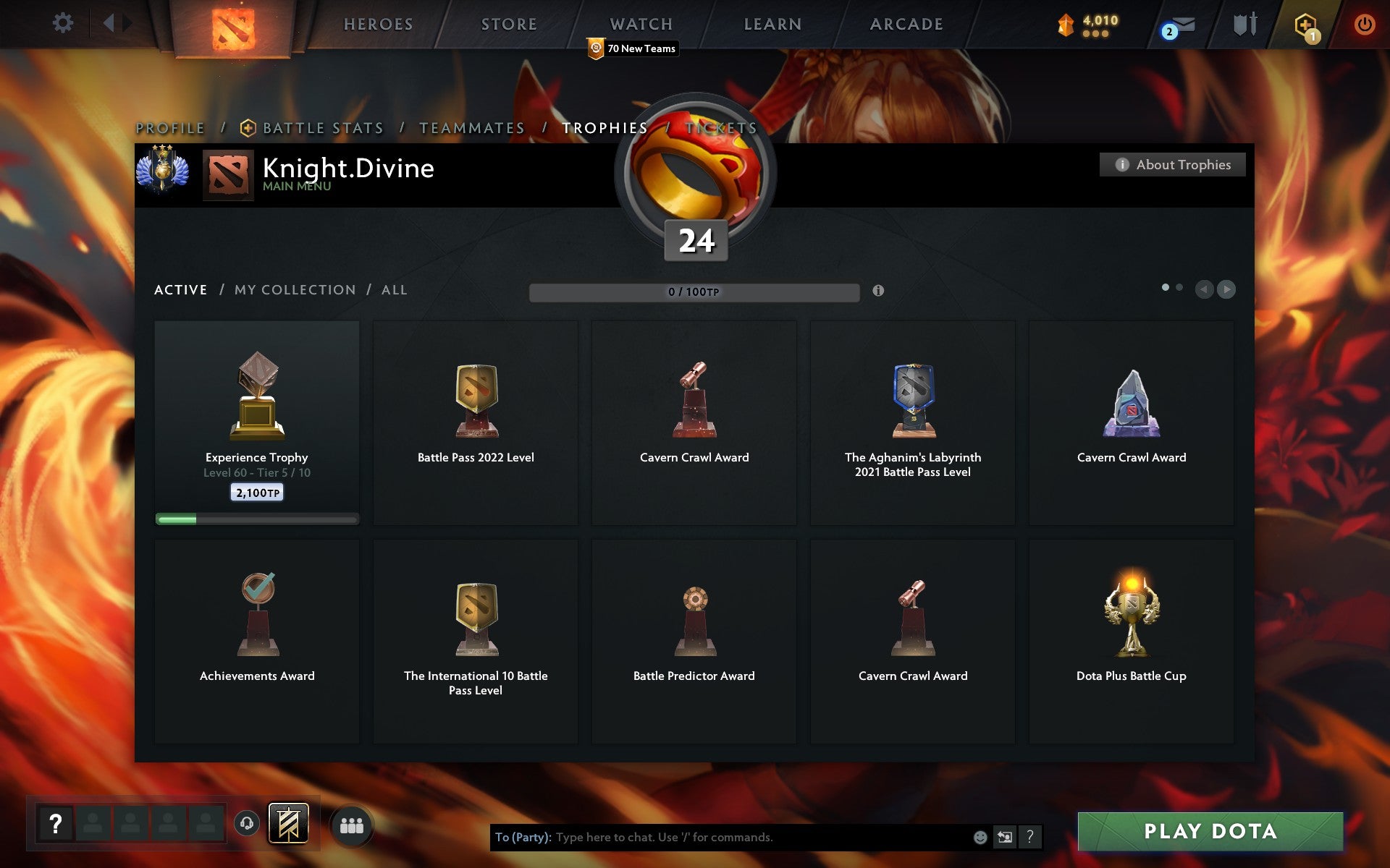 Divine III | MMR: 4918 - Behavior: 9215