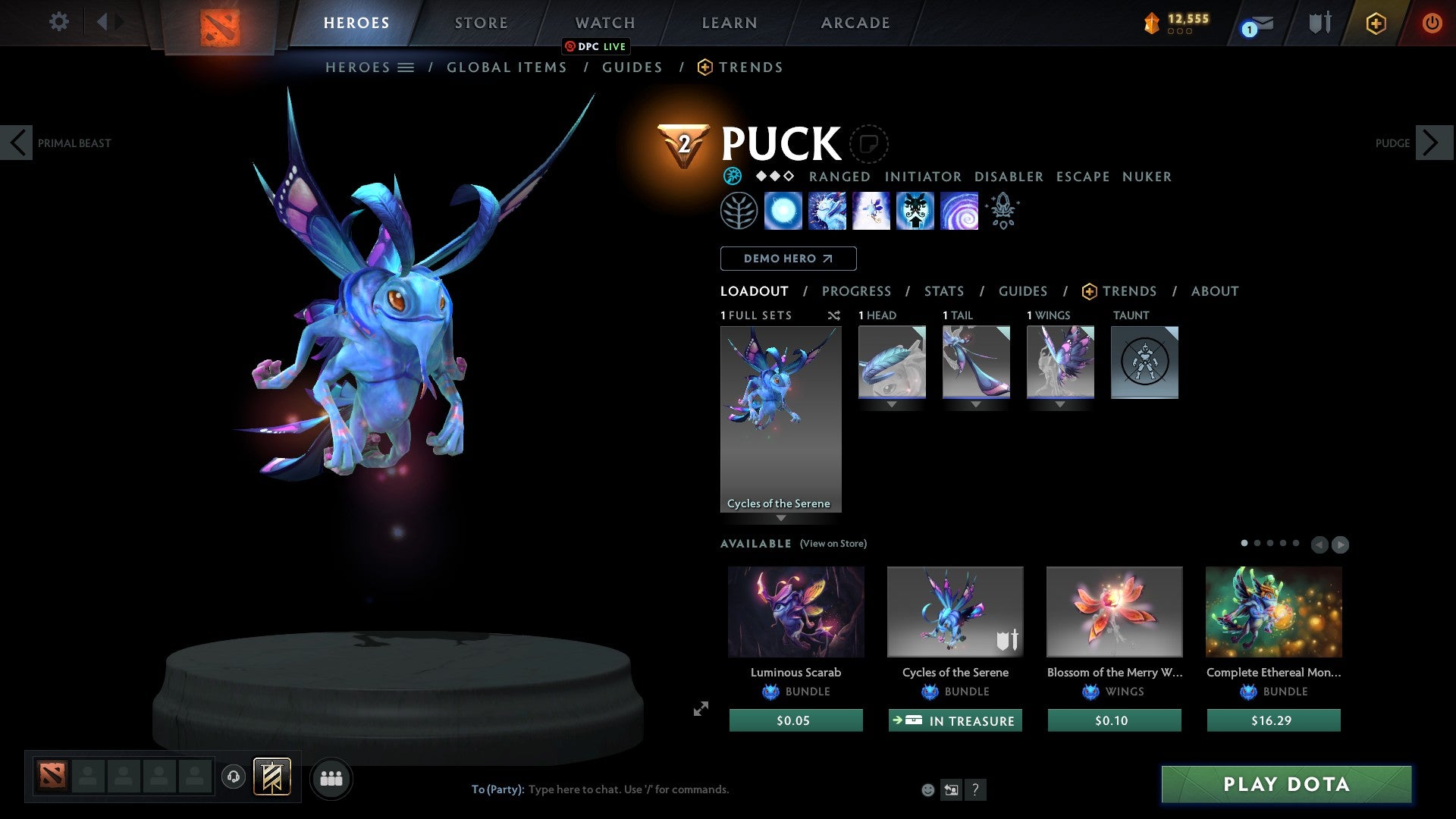 Herald I | MMR: 110 - Behavior: 9090