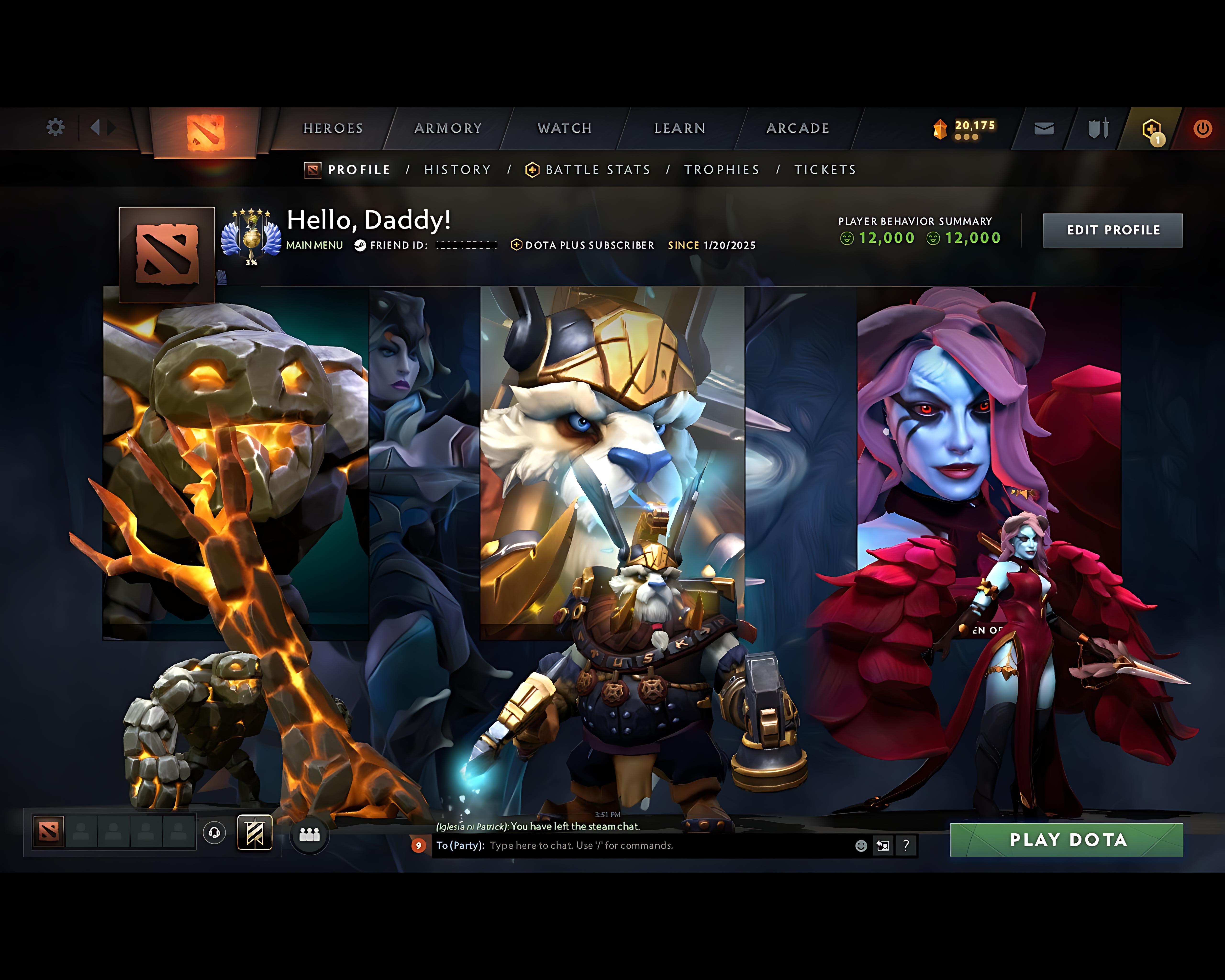 Divine V | MMR: 5426 - Behavior: 12000 - Communication: 12000