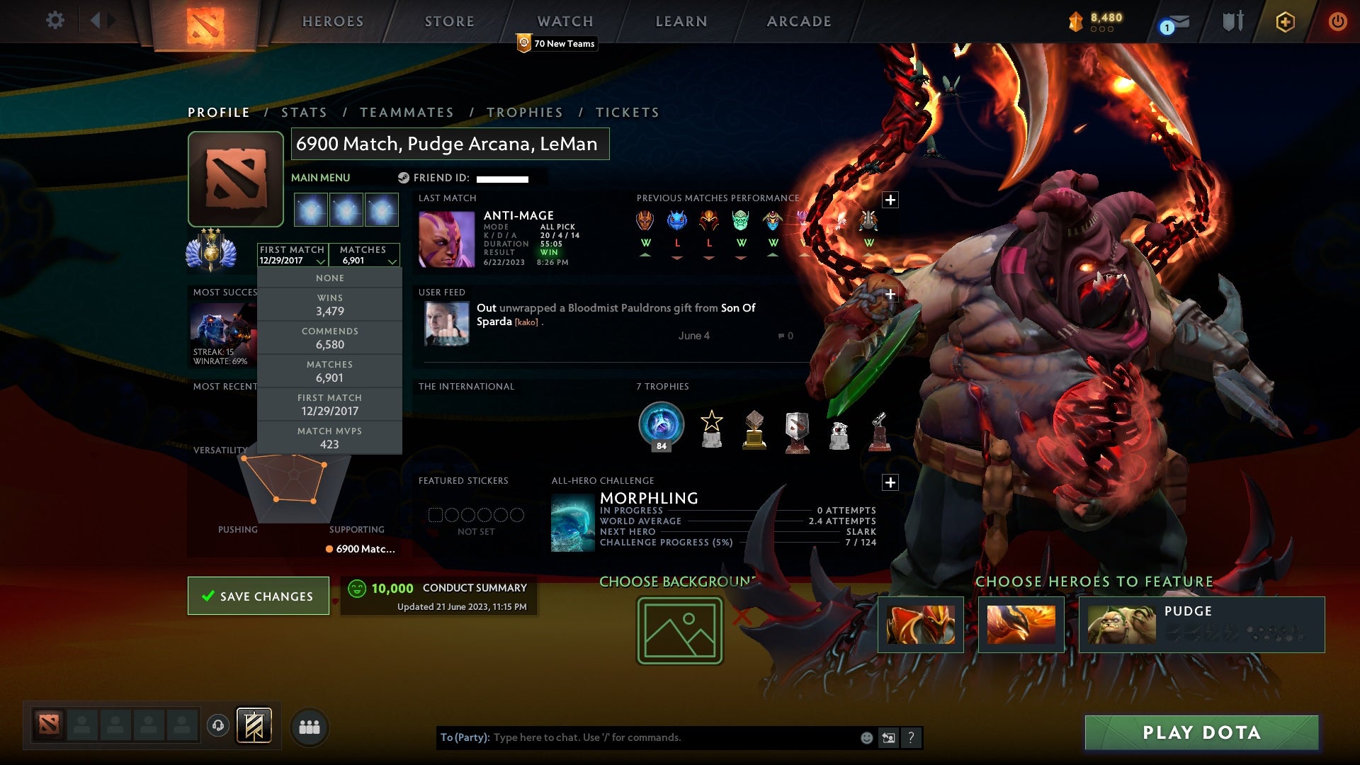 Divine III | MMR: 4857 - Behavior: 10000