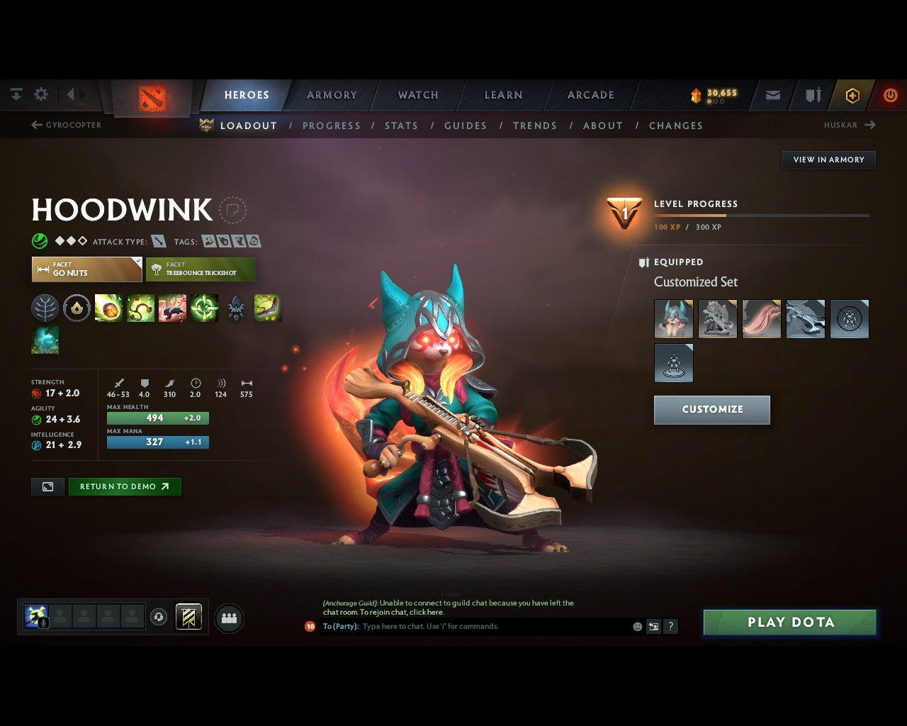 Guardian V | MMR: 1329 - Behavior: 11246