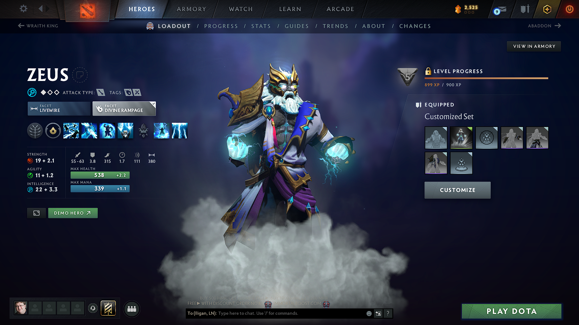 Legend IV | MMR: 3678 - Behavior: 11537 - Communication: 11537