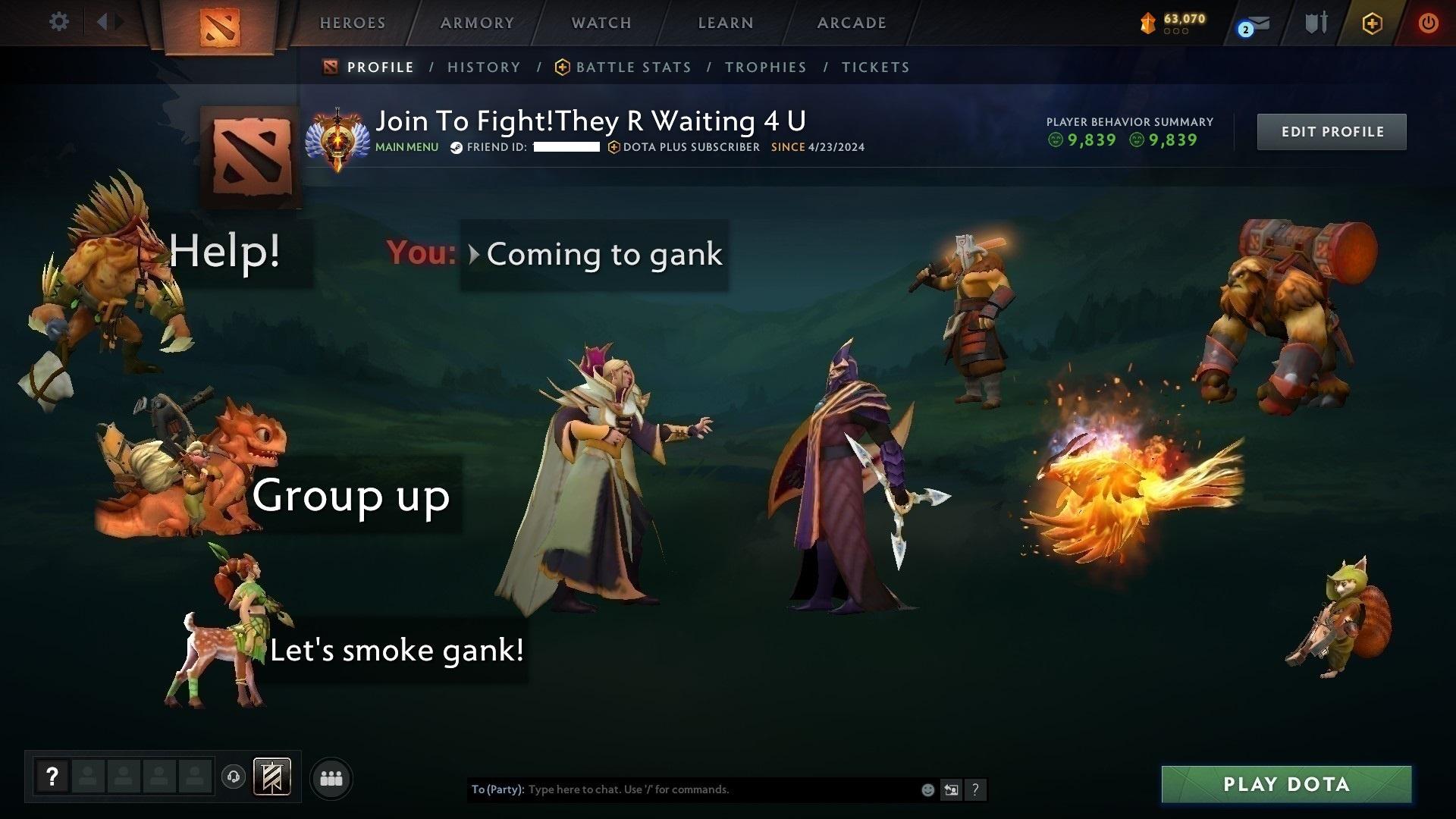 Immortal | MMR: 7015 - Behavior: 9839 - Communication: 9839