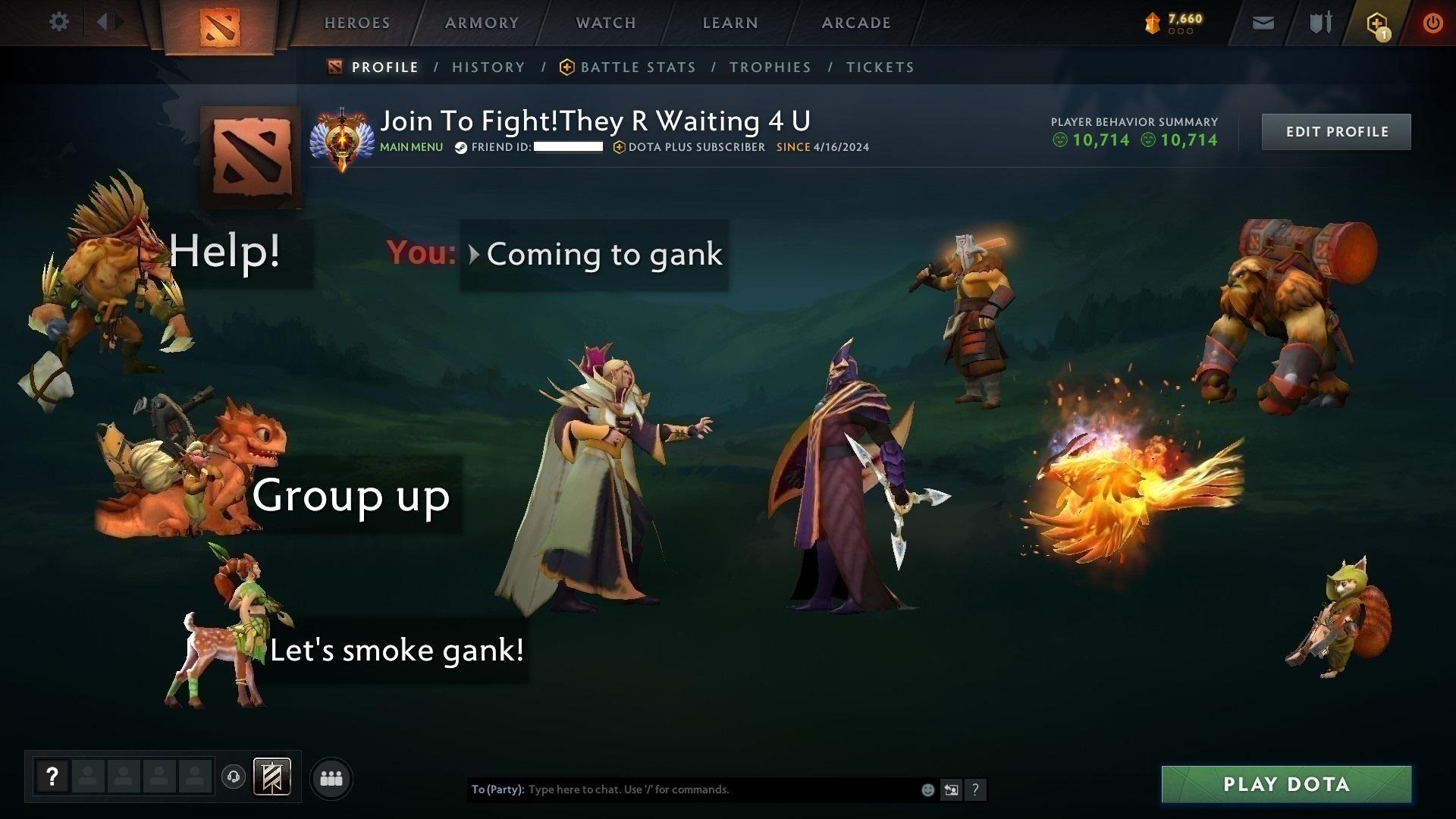 Immortal | MMR: 6153 - Behavior: 10714 - Communication: 10714