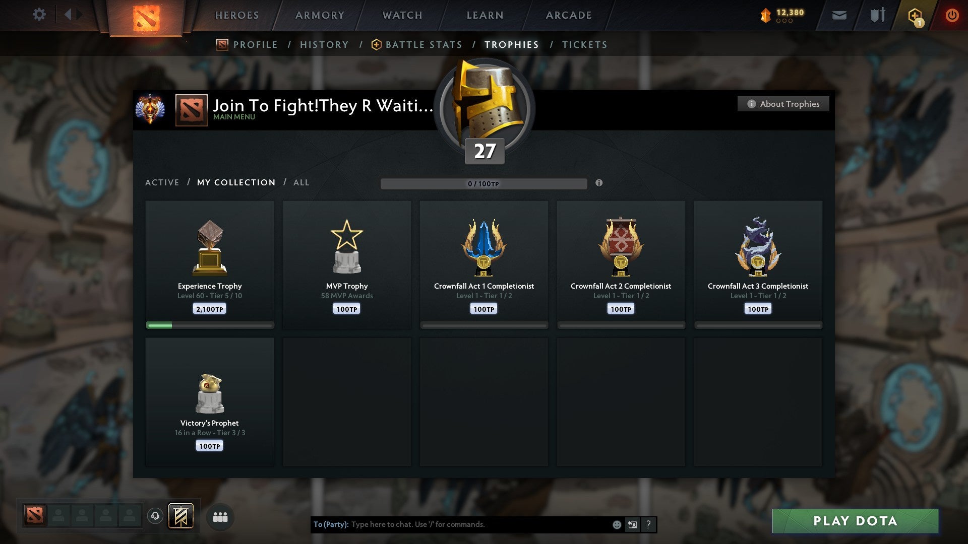 Immortal | MMR: 6086 - Behavior: 10756 - Communication: 10756