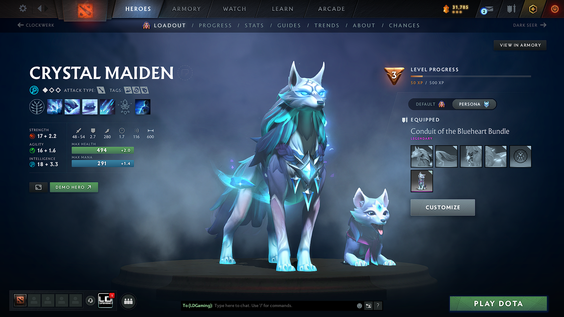 Legend II | MMR: 3235 - Behavior: 10609 - Communication: 10609