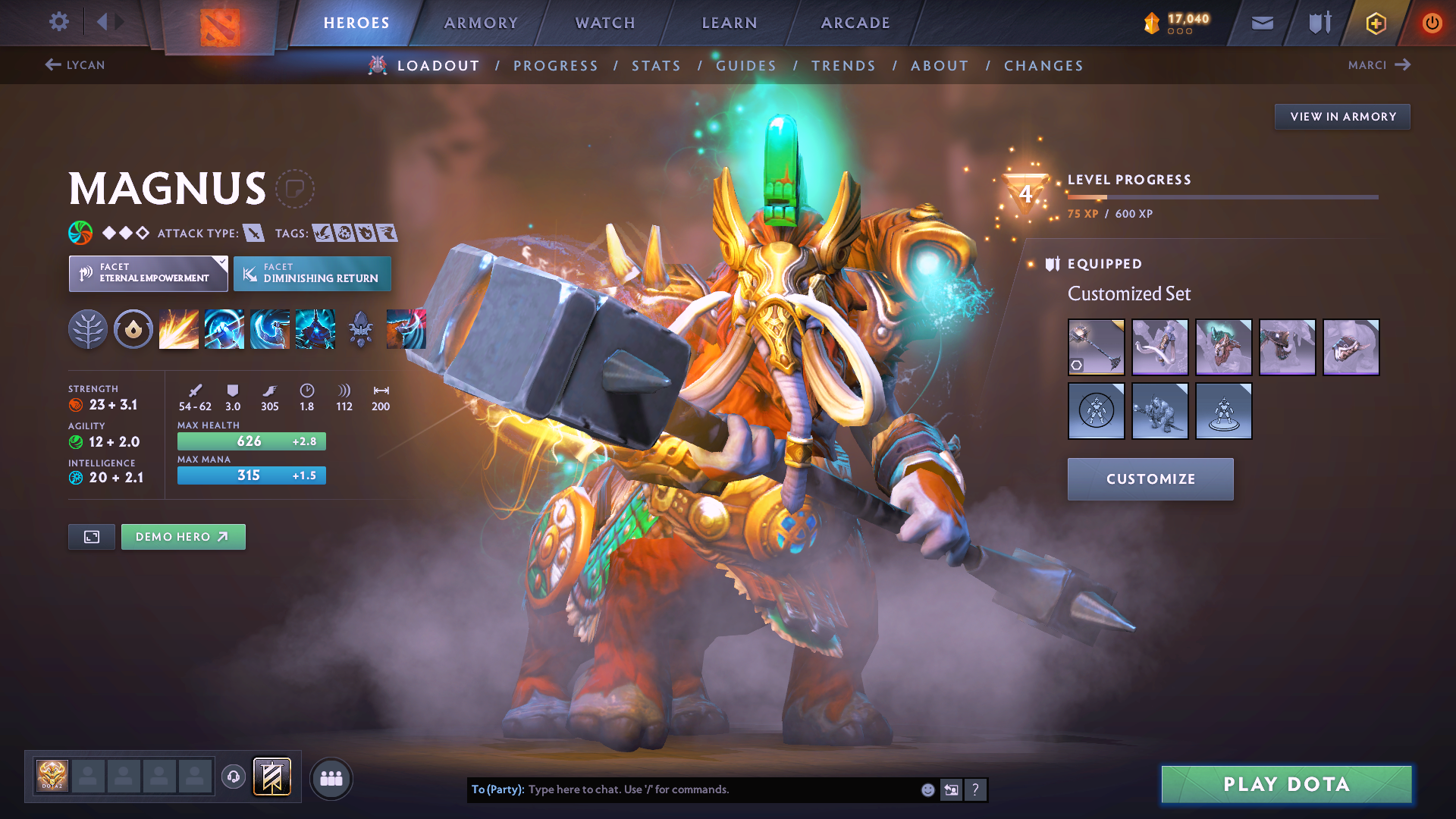 Crusader I | MMR: 2157 - Behavior: 11417