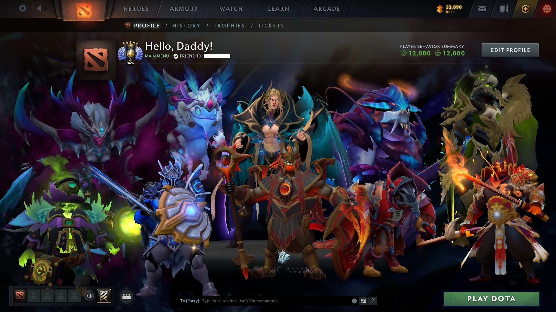 Divine V | MMR: 5493 - Behavior: 12000 - Communication: 12000