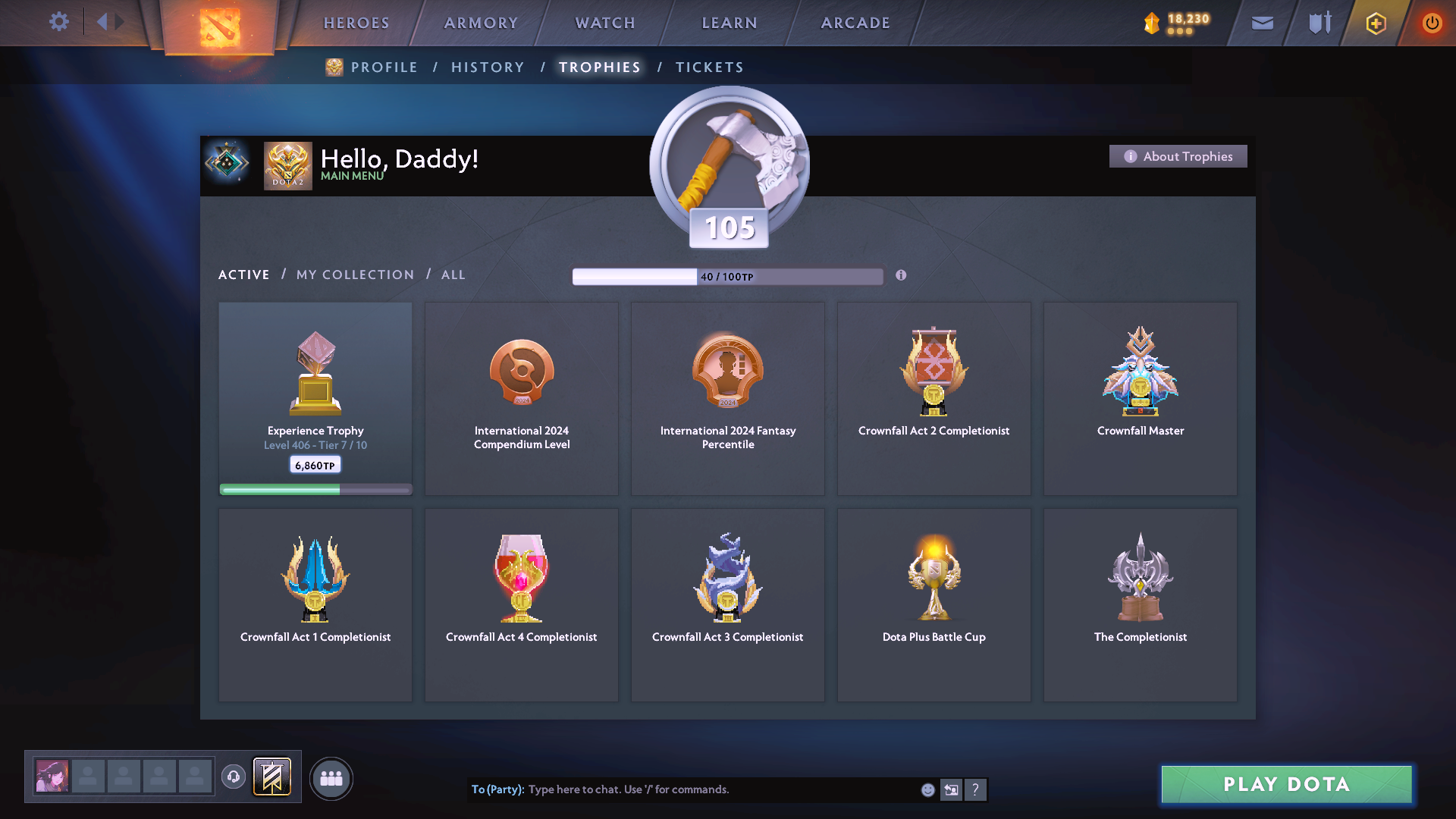 Crusader I | MMR: 1564 - Behavior: 10040 - Communication: 10040