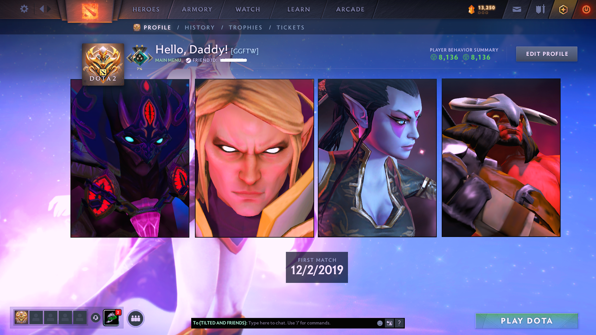 Crusader II | MMR: 1705 - Behavior: 8136 - Communication: 8136