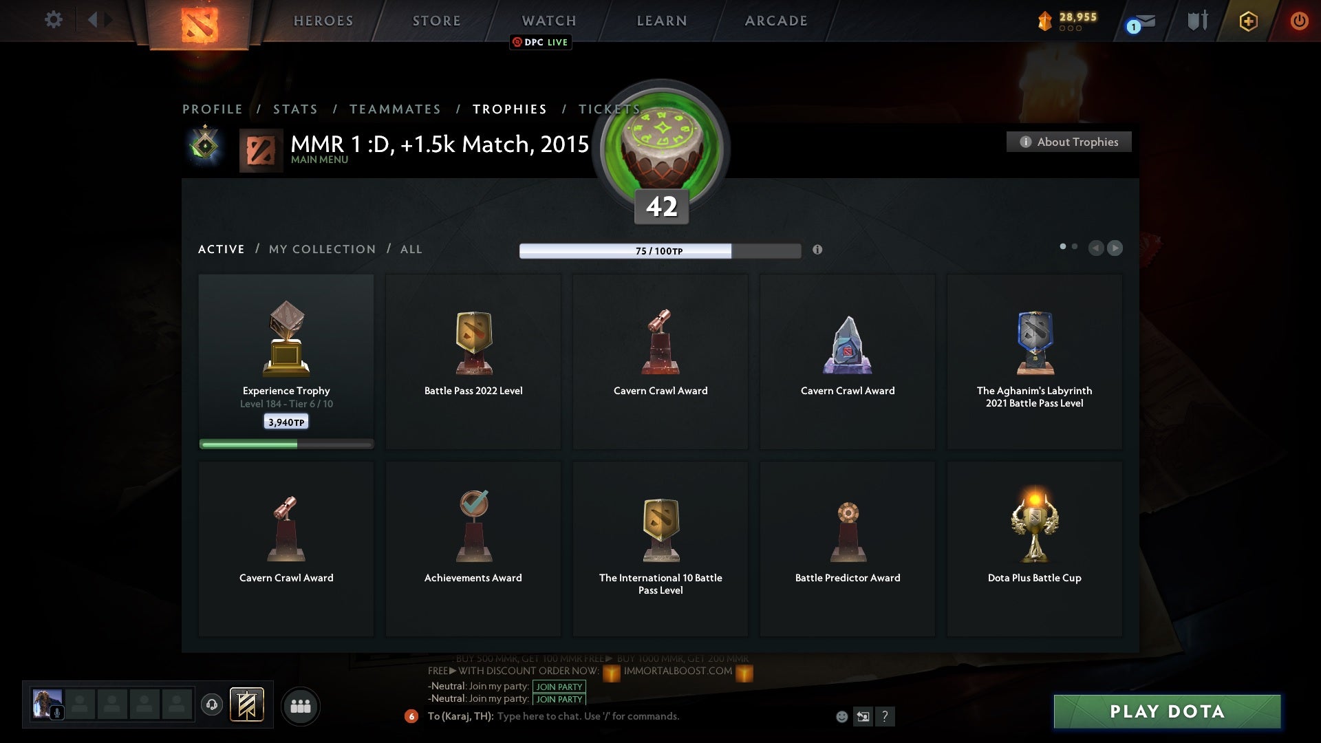 Herald I | MMR: 1 - Behavior: 9950