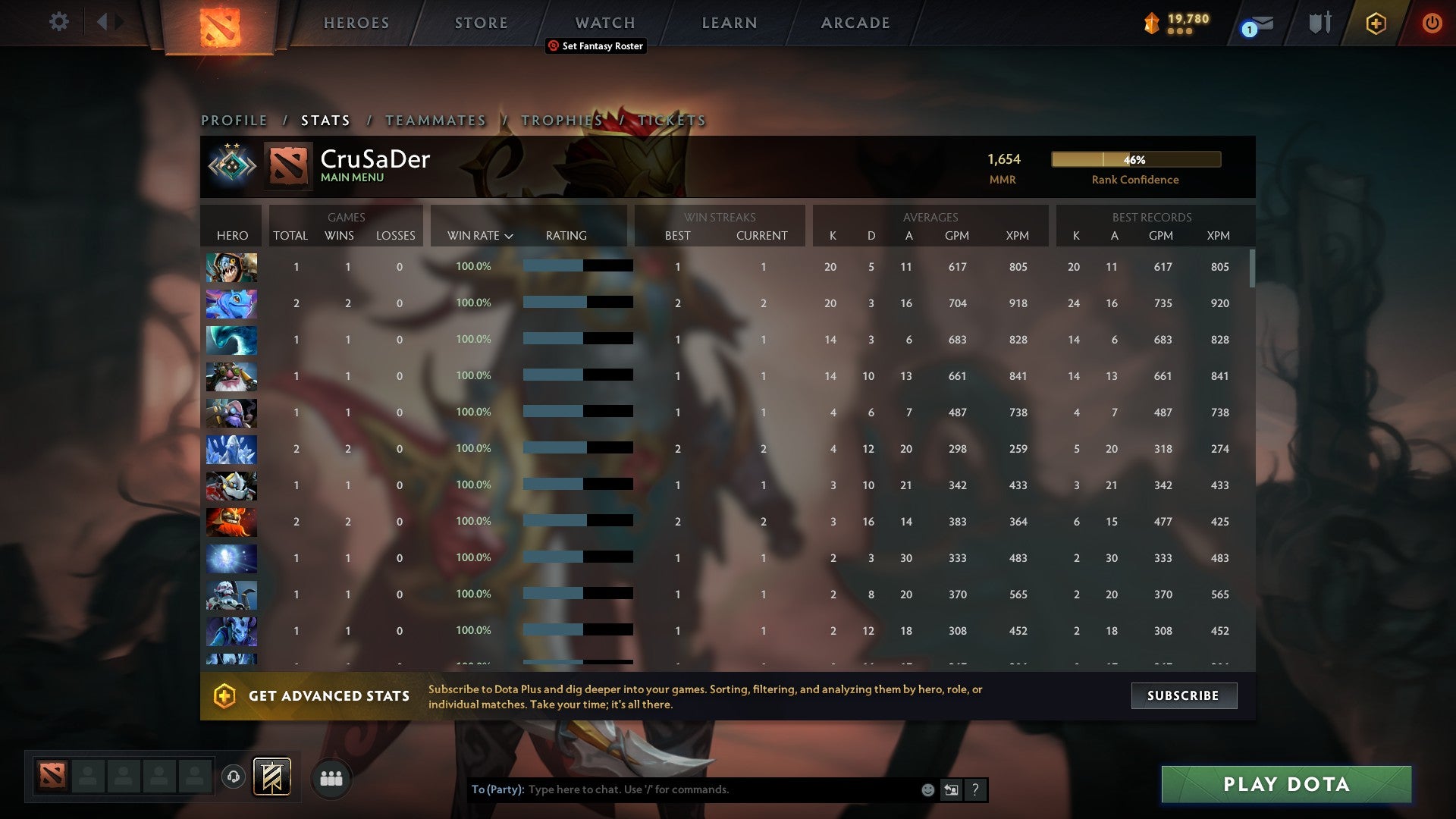 Crusader II | MMR: 1654 - Behavior: 9380