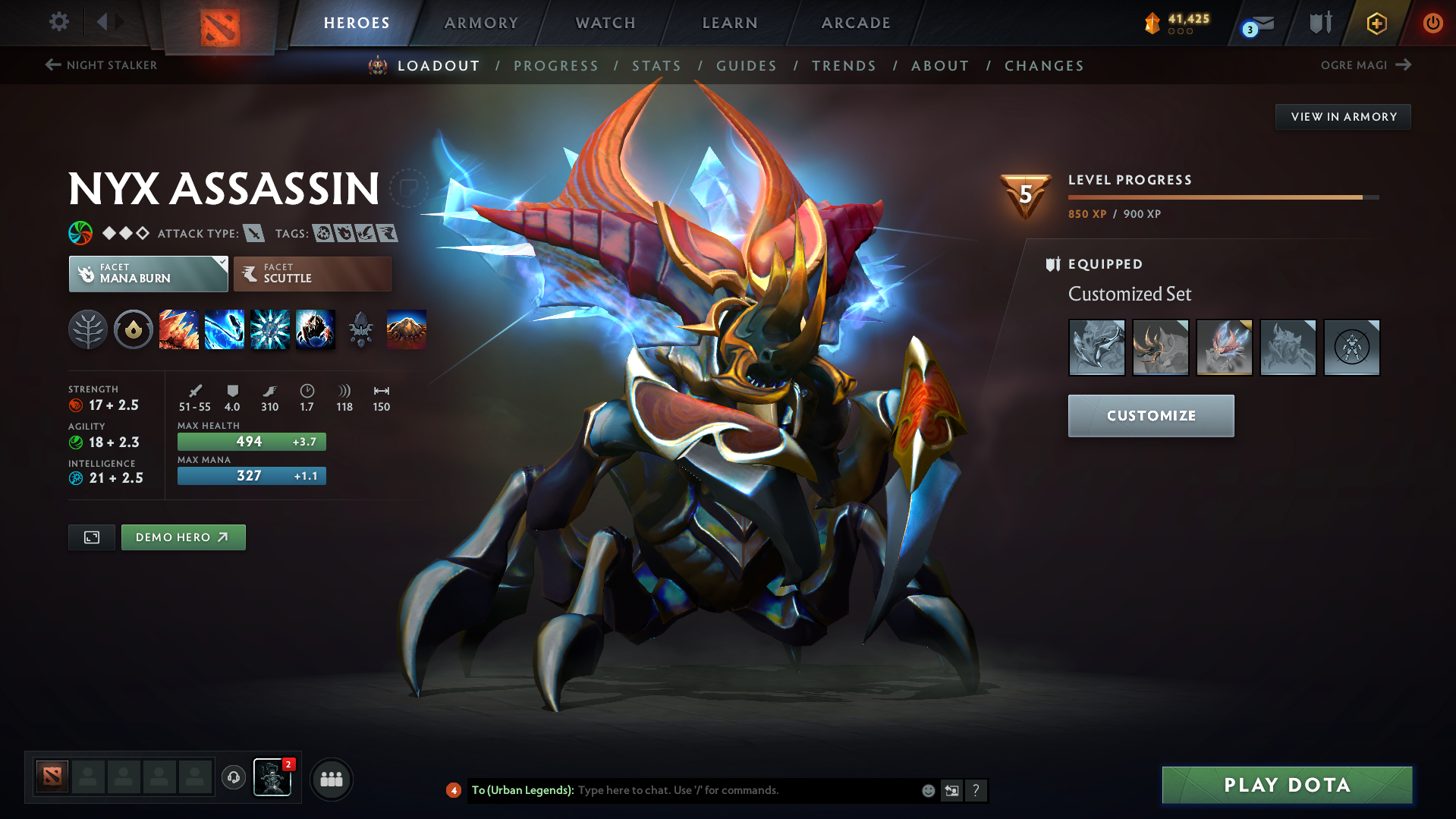 Divine V | MMR: 5450 - Behavior: 11947 - Communication: 11947