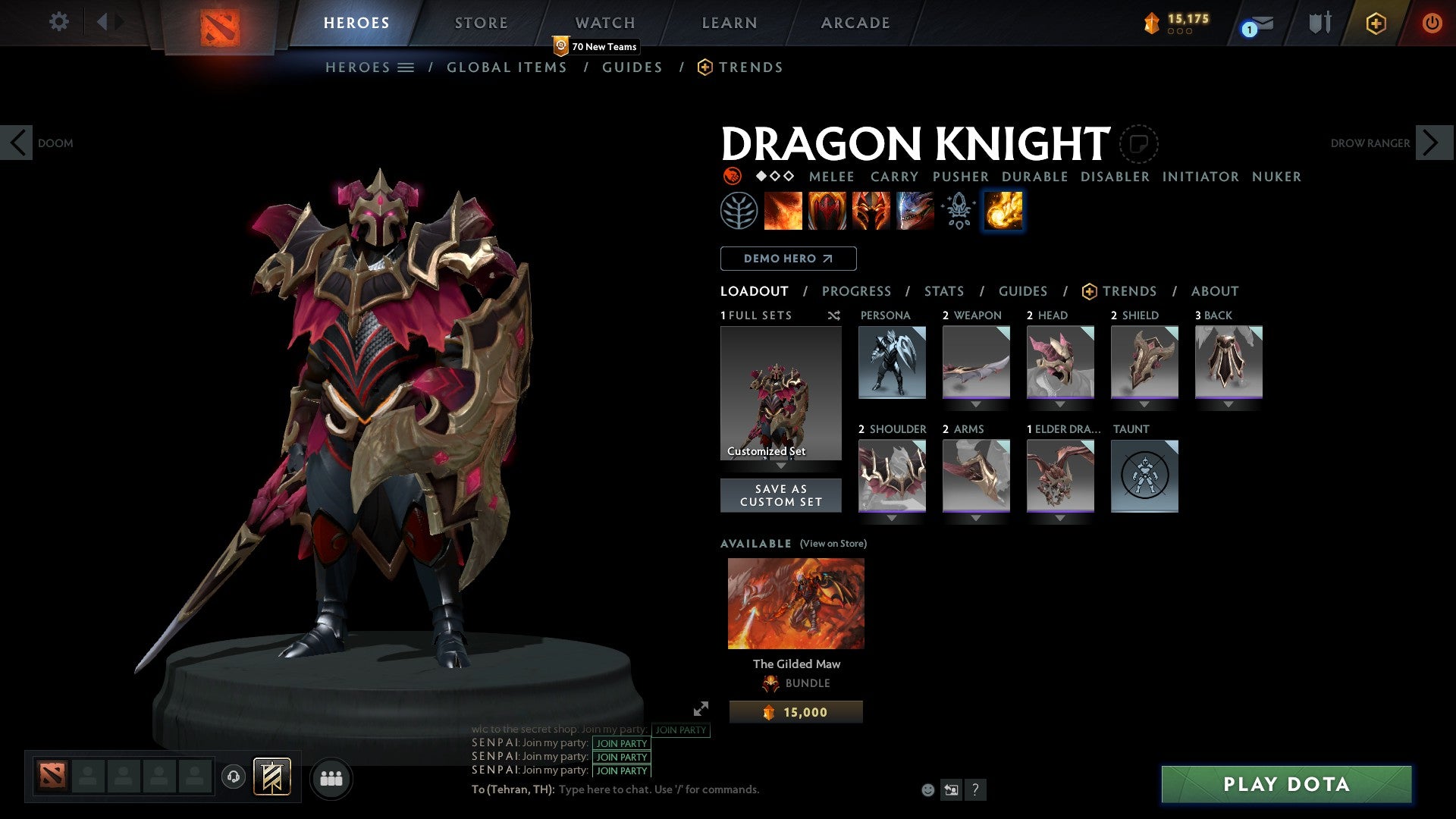 Legend IV | MMR: 3624 - Behavior: 9605