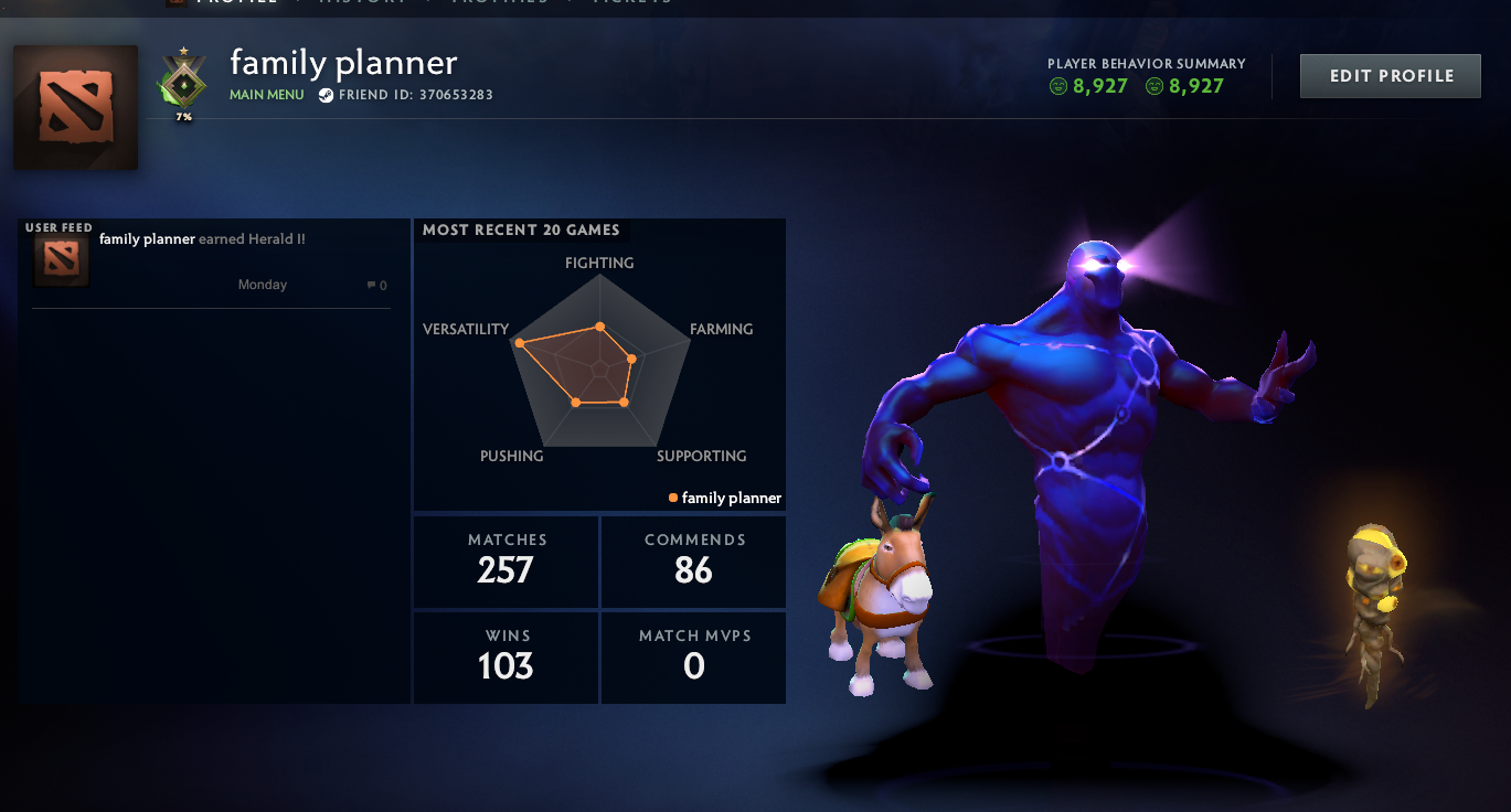 Herald I | MMR: 12 - Behavior: 8927 - Communication: 8927