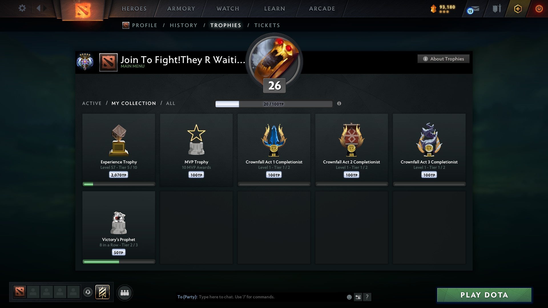 Ancient V | MMR: 4552 - Behavior: 9617 - Communication: 9617