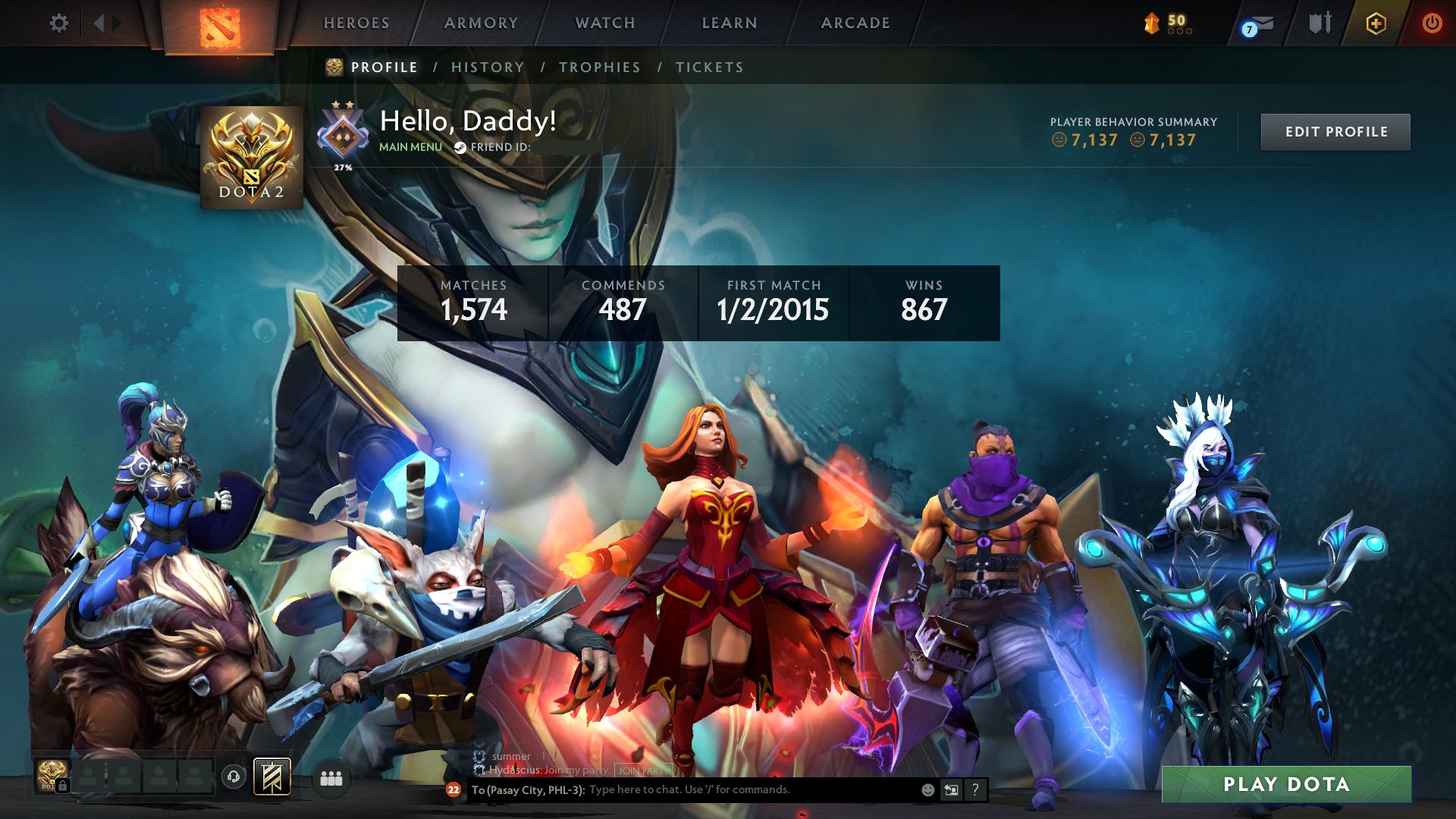 MMR: 967 - Behavior: 7137