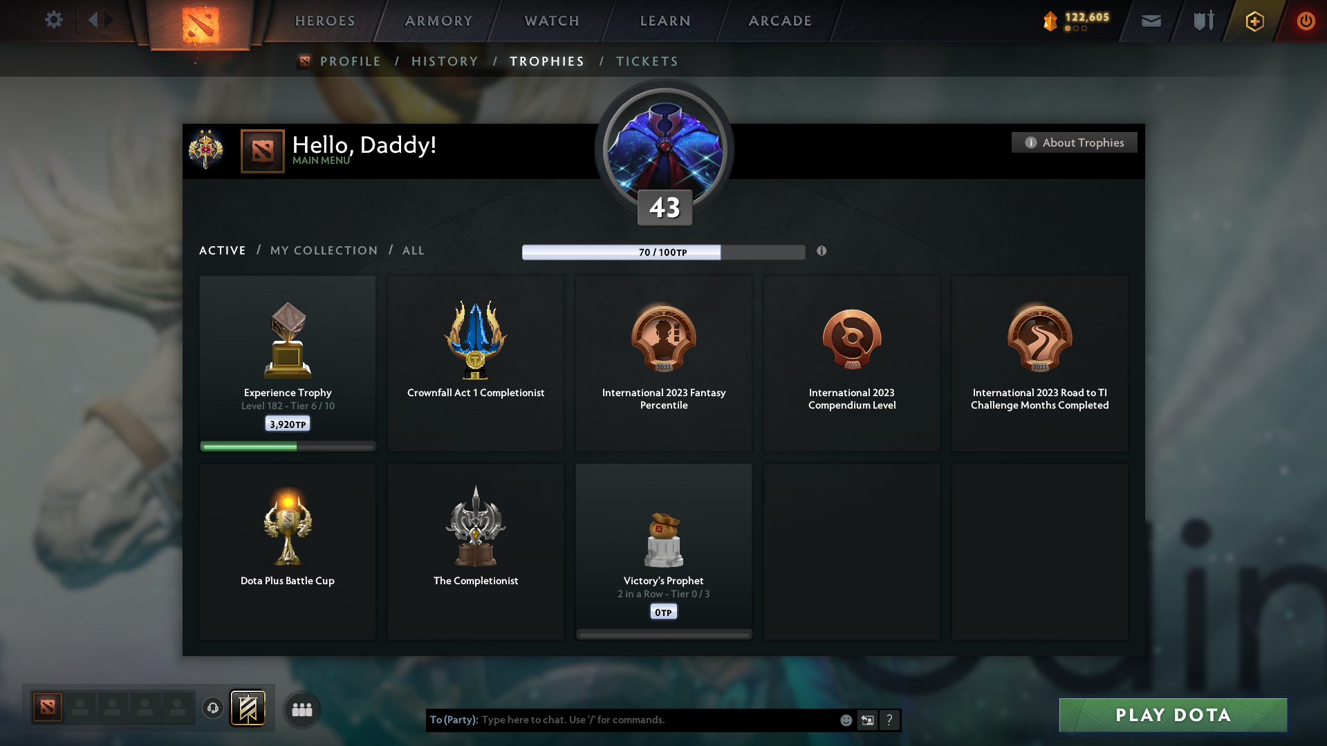 Legend II | MMR: 3309 - Behavior: 8227 - Communication: 8227