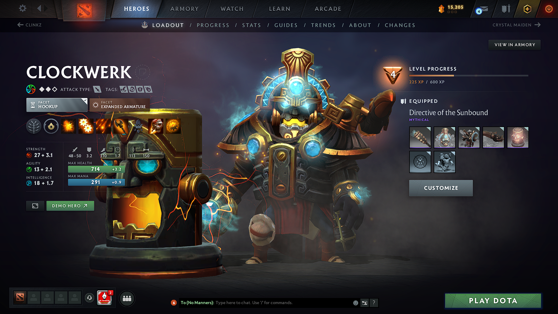 Legend I | MMR: 3083 - Behavior: 9549 - Communication: 9549