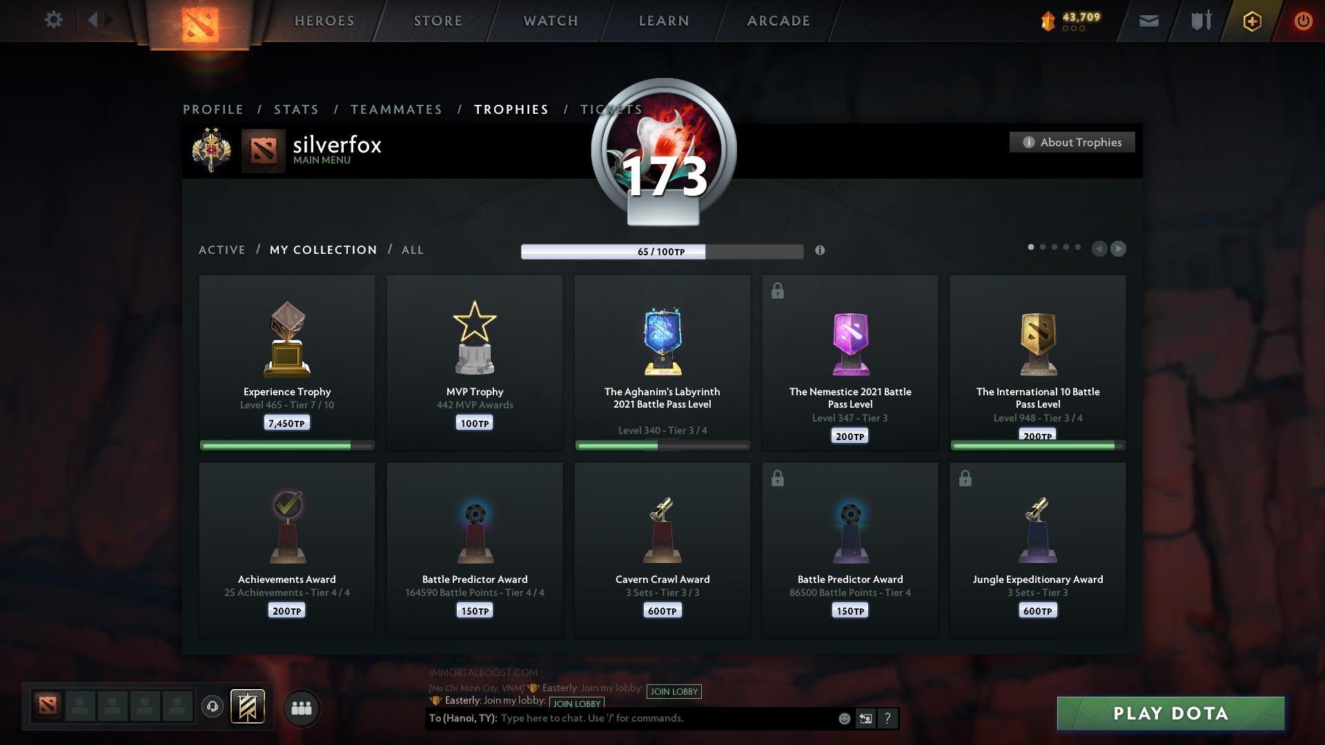 Legend II | MMR: 3220 - Behavior: 10000