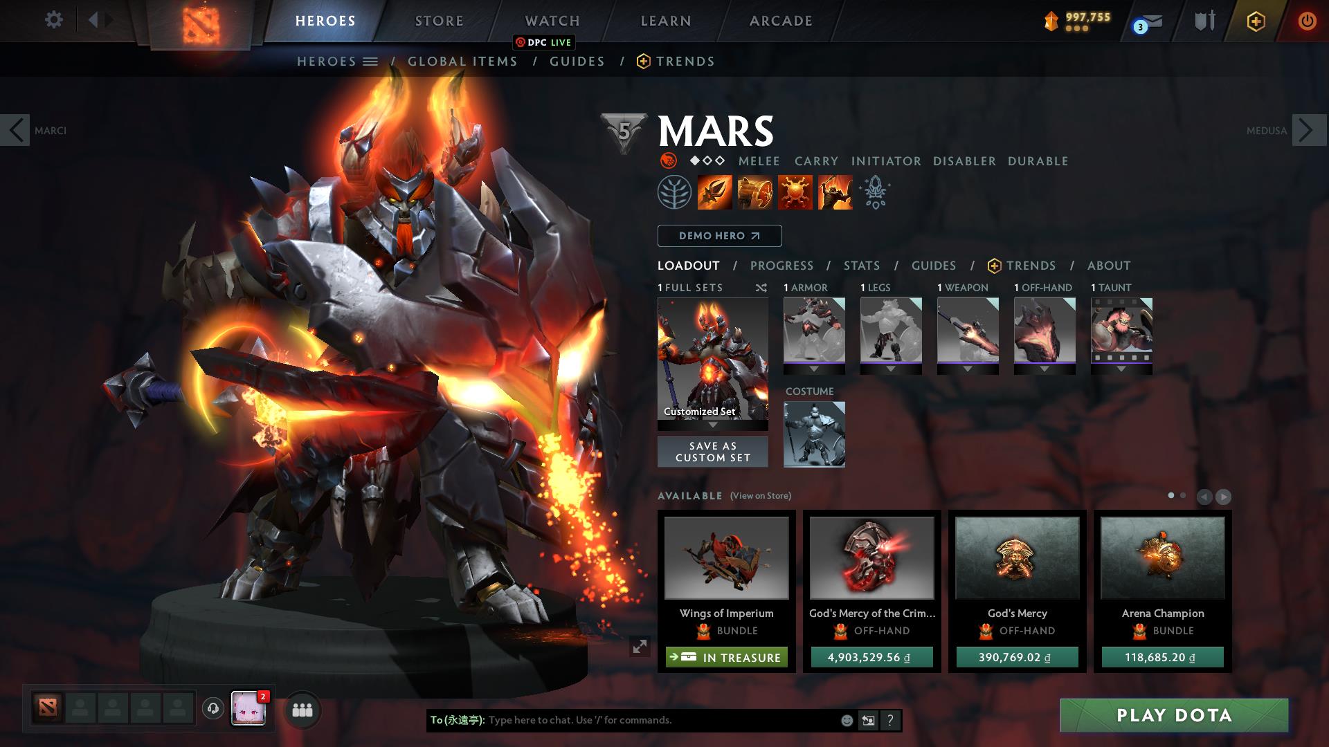 Immortel | MMR : 8140 - Comportement : 8600