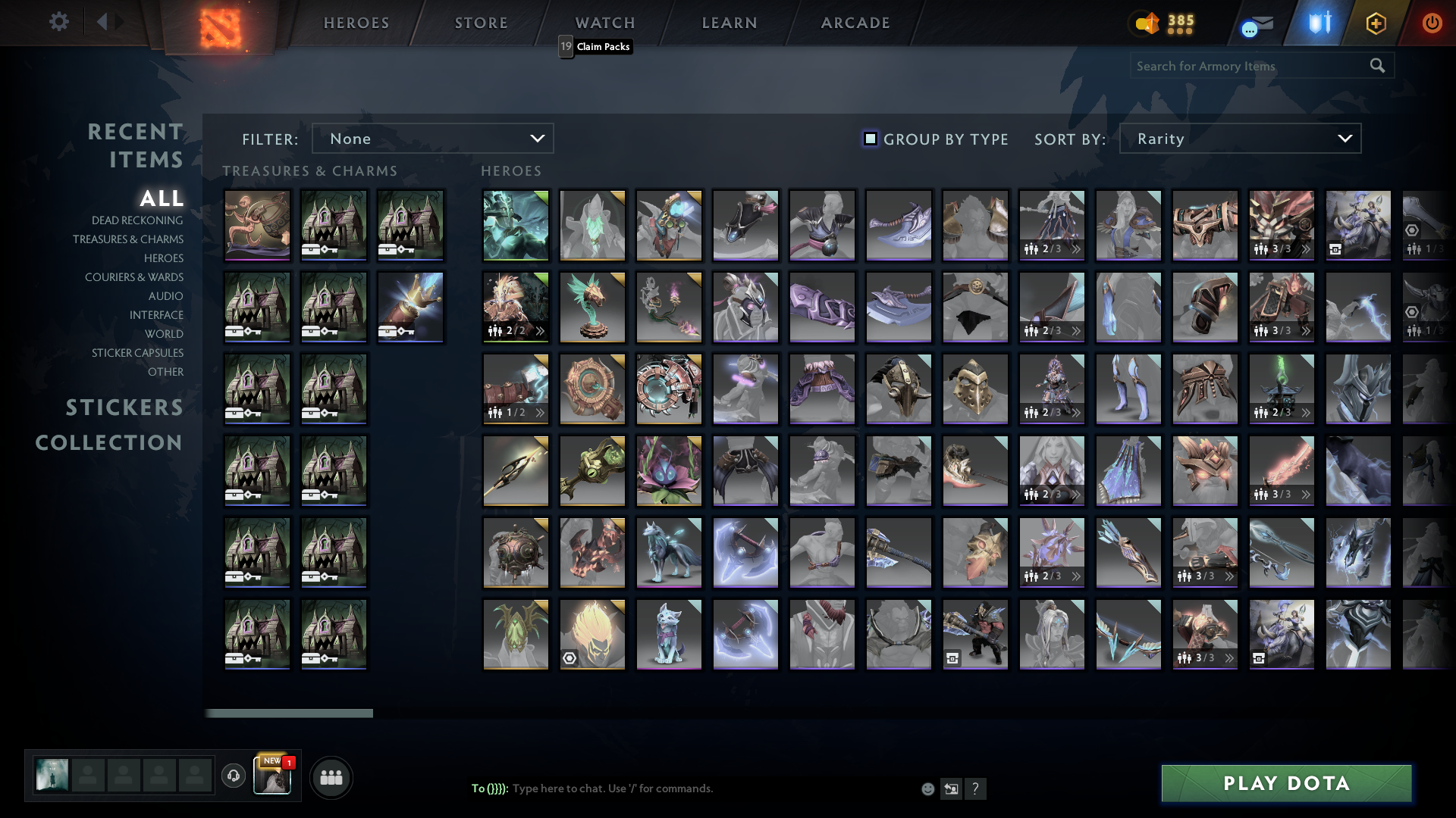 Archon V | MMR: 2909 - Behavior: 9715