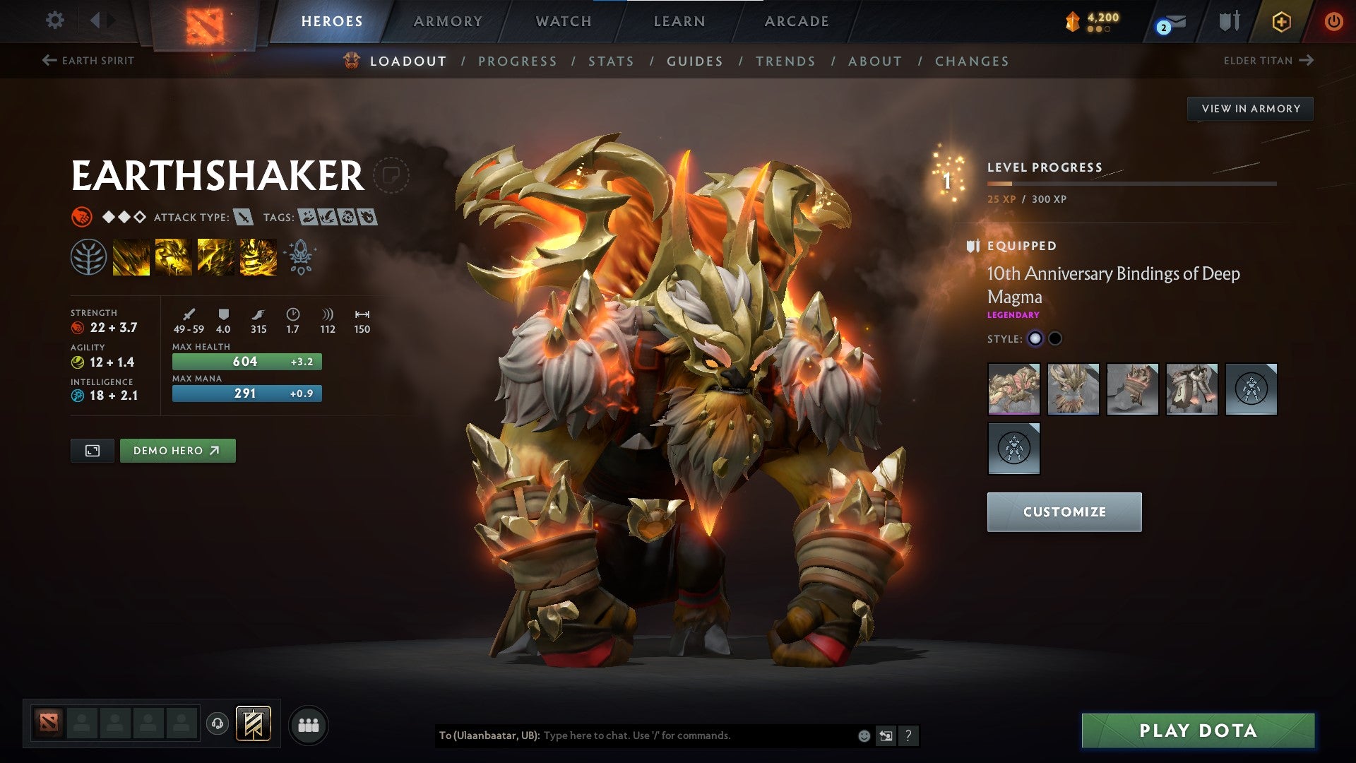 Legend IV | MMR: 3679 - Behavior: 10380 - Communication: 10380