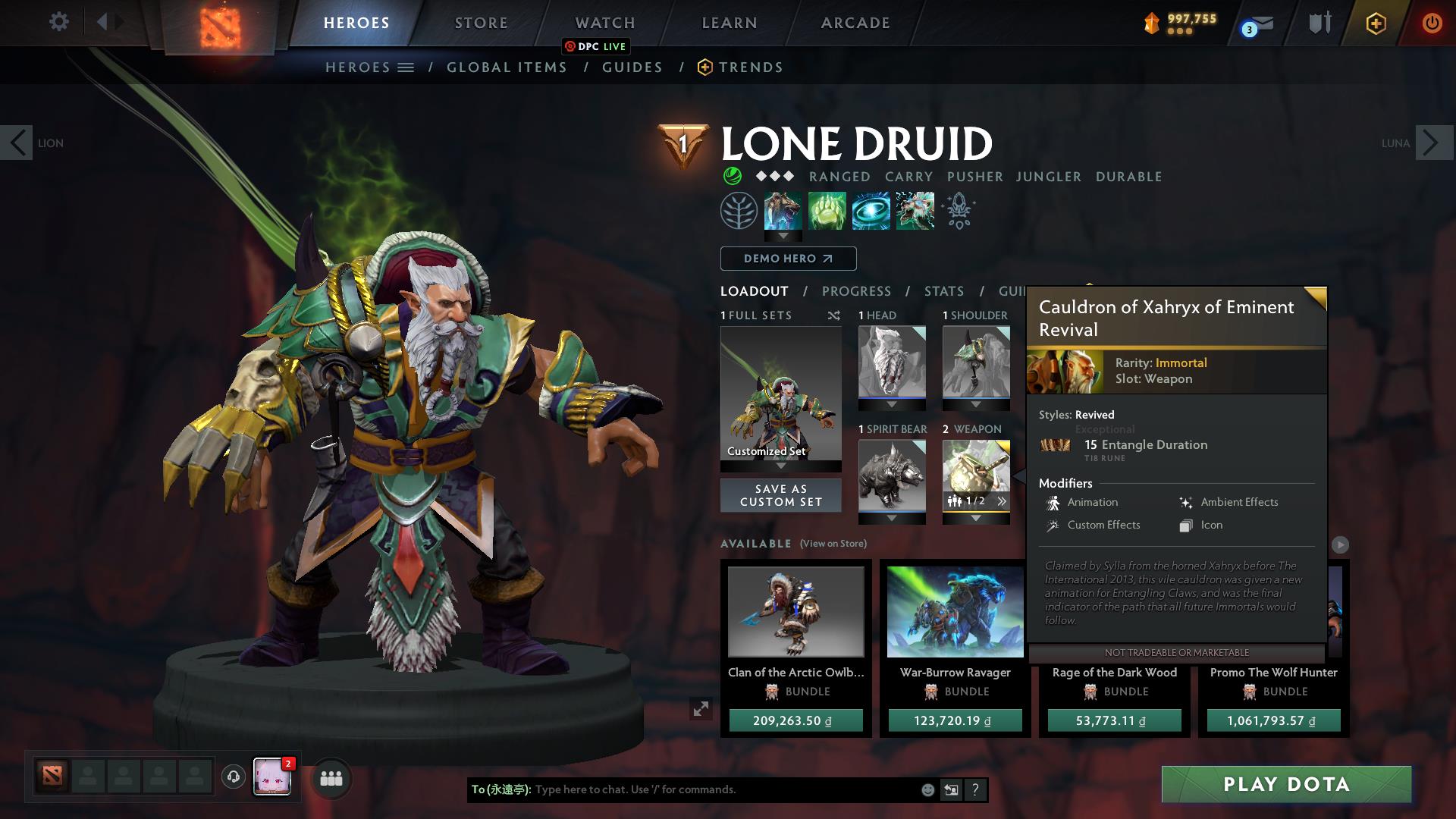 Immortel | MMR : 8140 - Comportement : 8600