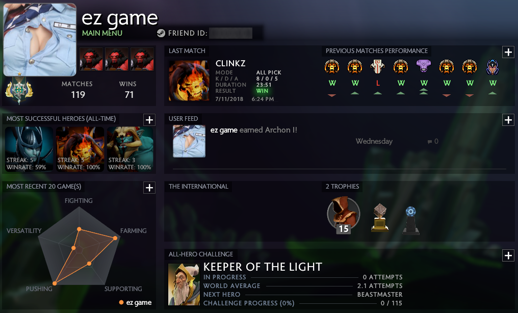 Archonte Ier | MMR : 2099 / à déterminer