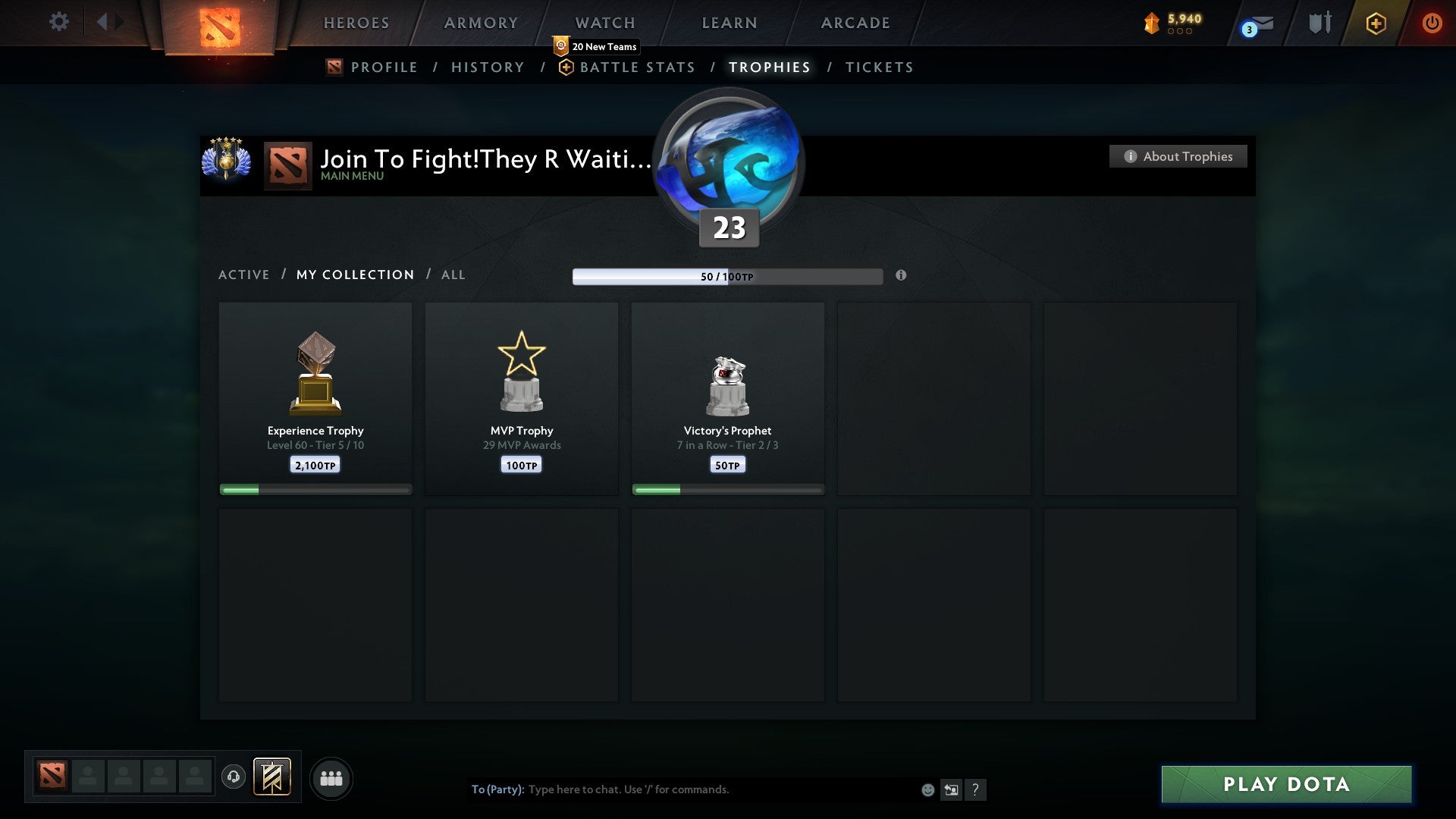 Divine V | MMR: 5525 - Behavior: 9175 - Communication: 9175