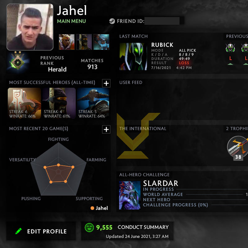 Héraut II | MMR : 10 - Comportement : 9555