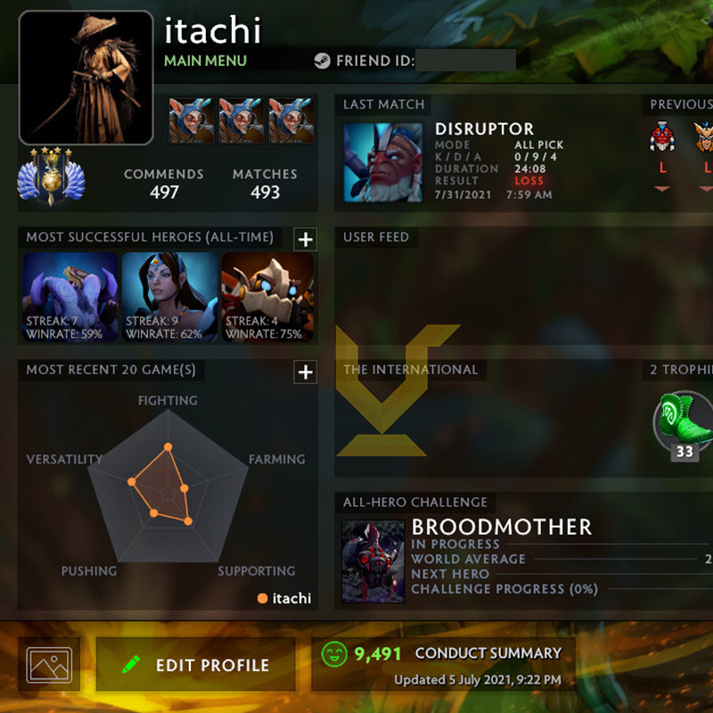 Divine IV | MMR: 5200 - Behavior: 9491