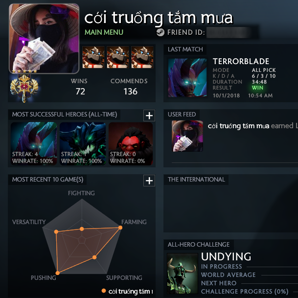 Légende V | MMR : 3322 / À déterminer