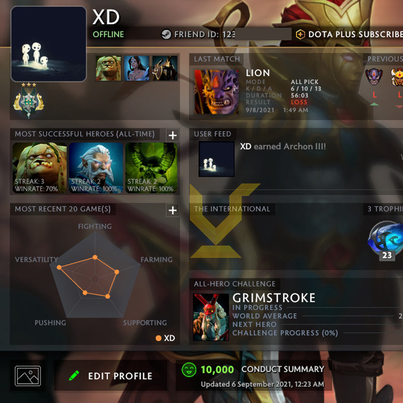 Archonte III | MMR : 2670 - Comportement : 10000