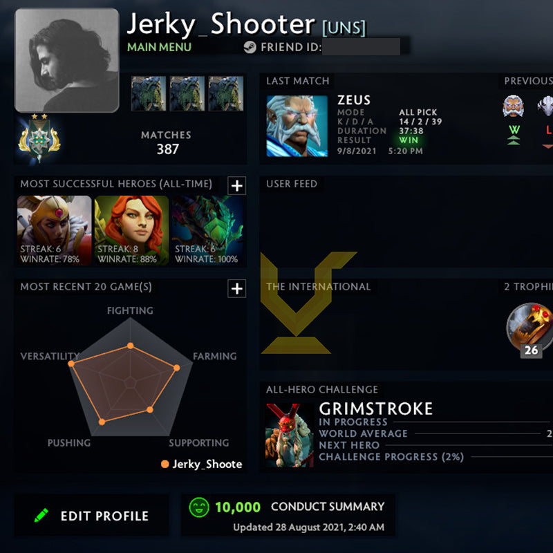 Archonte II | MMR : 2500 - Comportement : 10000