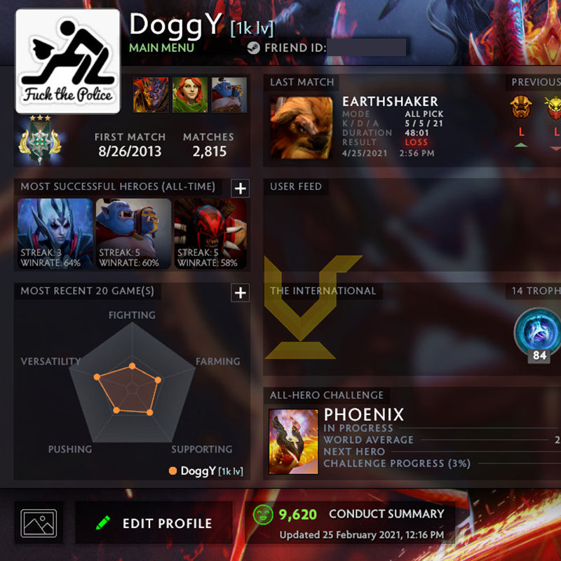 Archon III | MMR: 2600 - Behavior: 9620