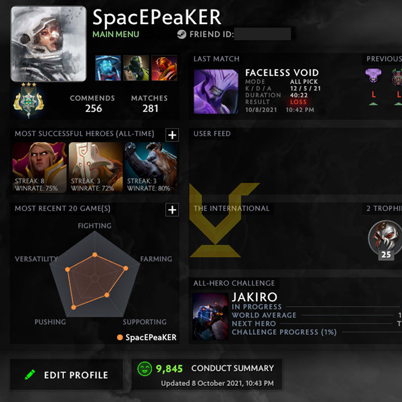 Archonte III | MMR : 2620 - Comportement : 9845