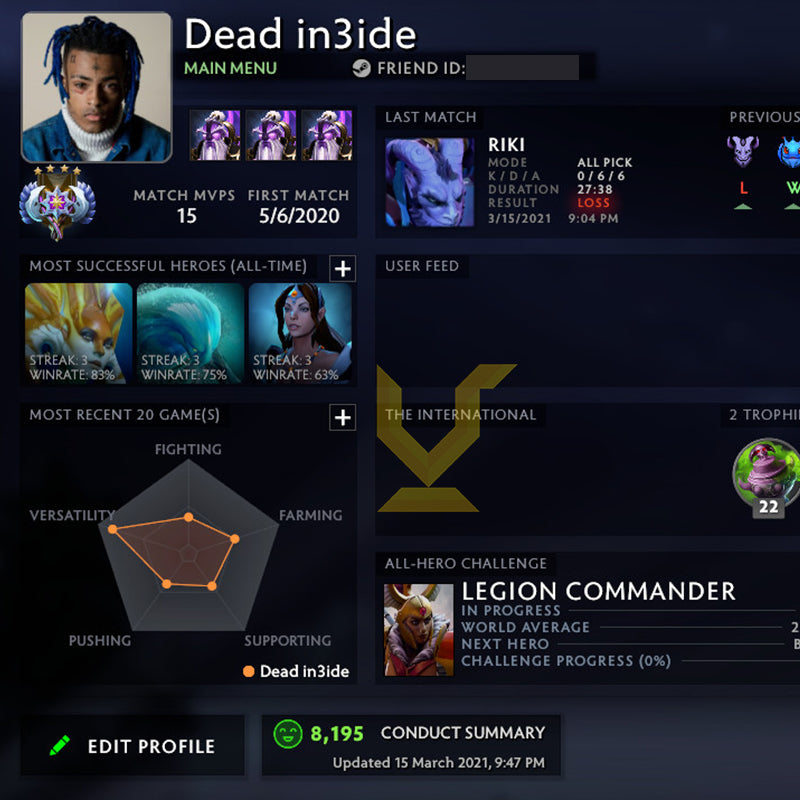 Ancient IV | MMR: 4420 - Behavior: 8195