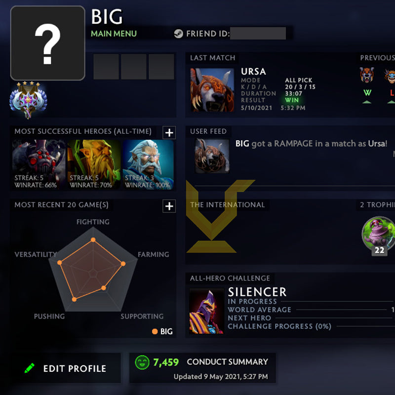 Ancient IV | MMR: 4410 - Behavior: 7495