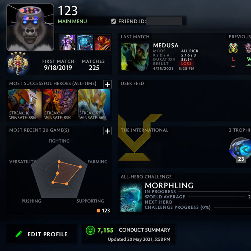 Légende IV | MMR : 3660 - Comportement : 7155