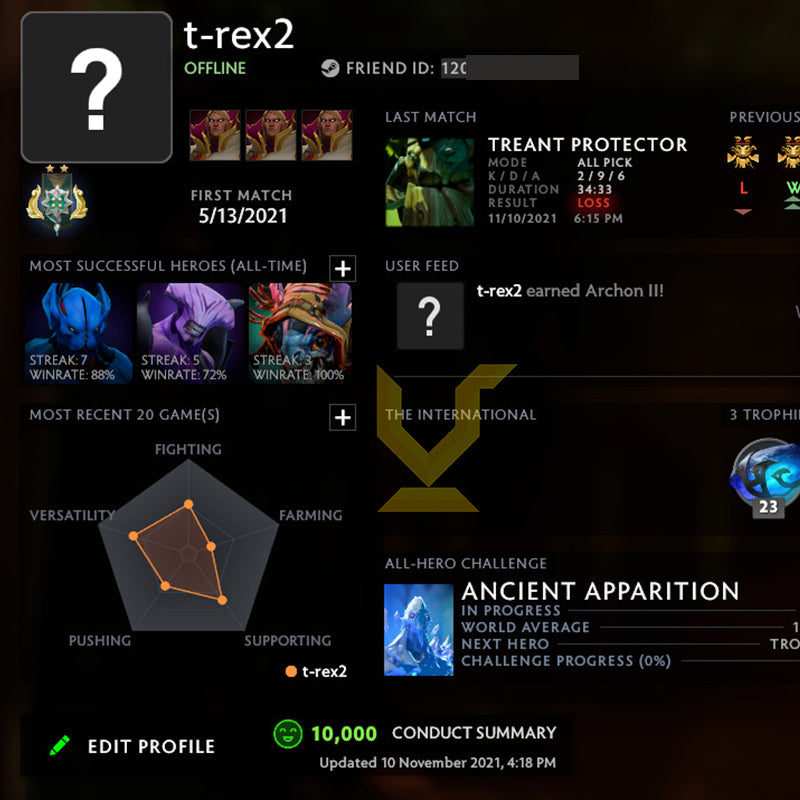 Archon I | MMR: 2490 - Behavior: 10000