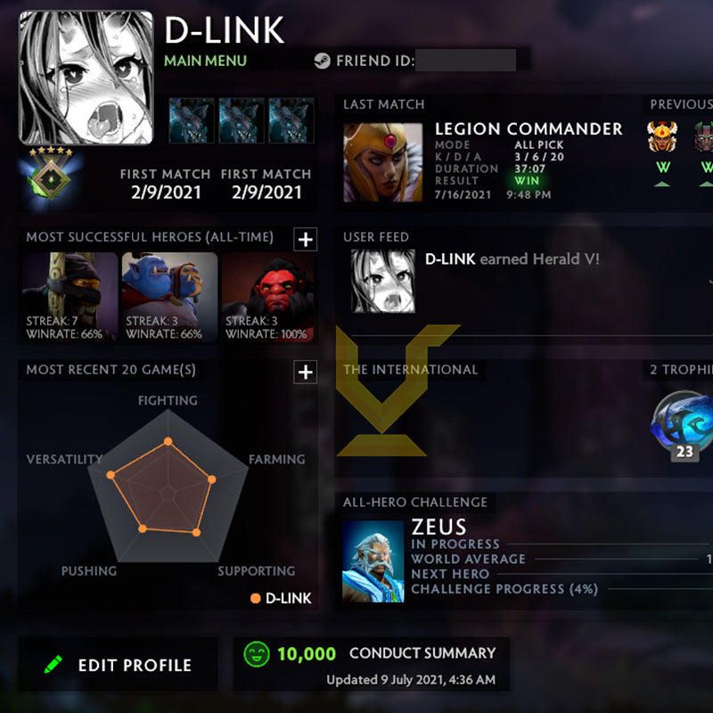 Héraut V | MMR : 640 - Comportement : 10000