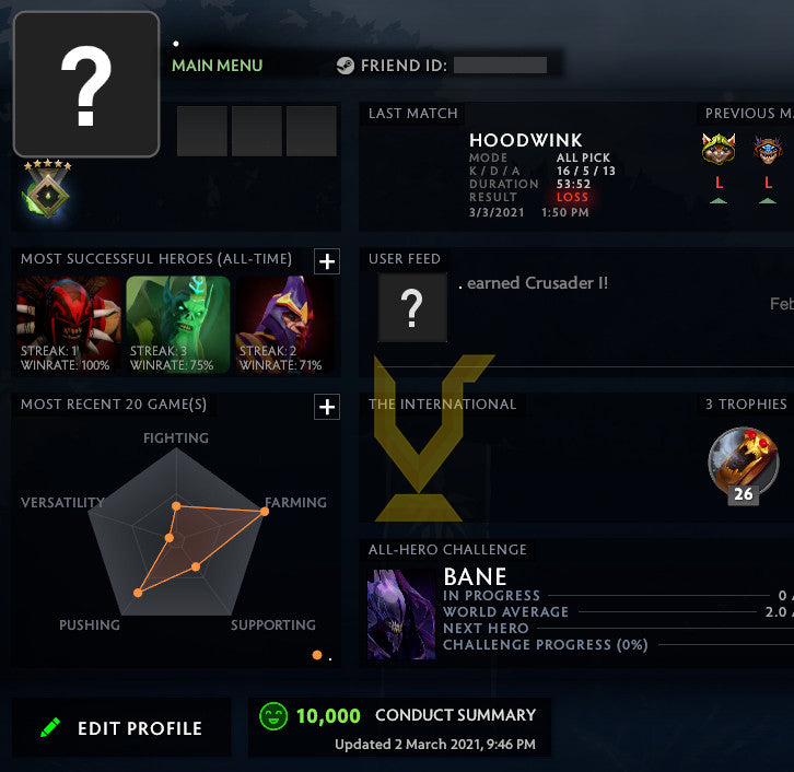 Héraut V | MMR : 510 - Comportement : 10000