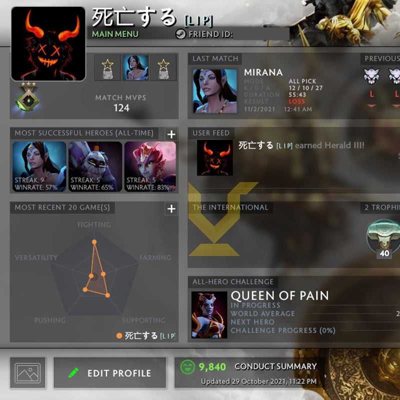 Héraut III | MMR : 360 - Comportement : 9840