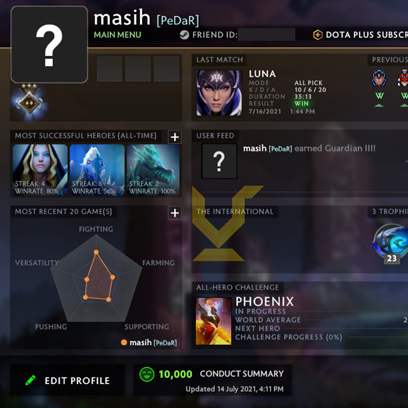 Guardian III | MMR: 1090 - Behavior: 10000