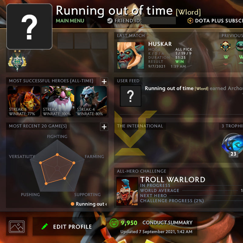 Archonte II | MMR : 2600 - Comportement : 9950