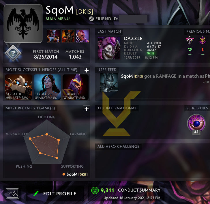 Non calibré | MMR : TBD - Comportement : 9311