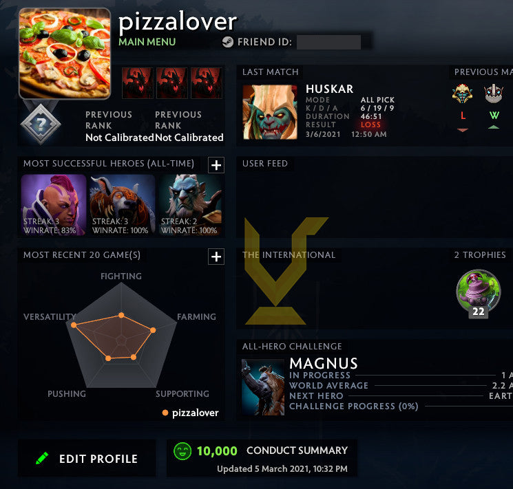 Non calibré | MMR : TBD - Comportement : 10000